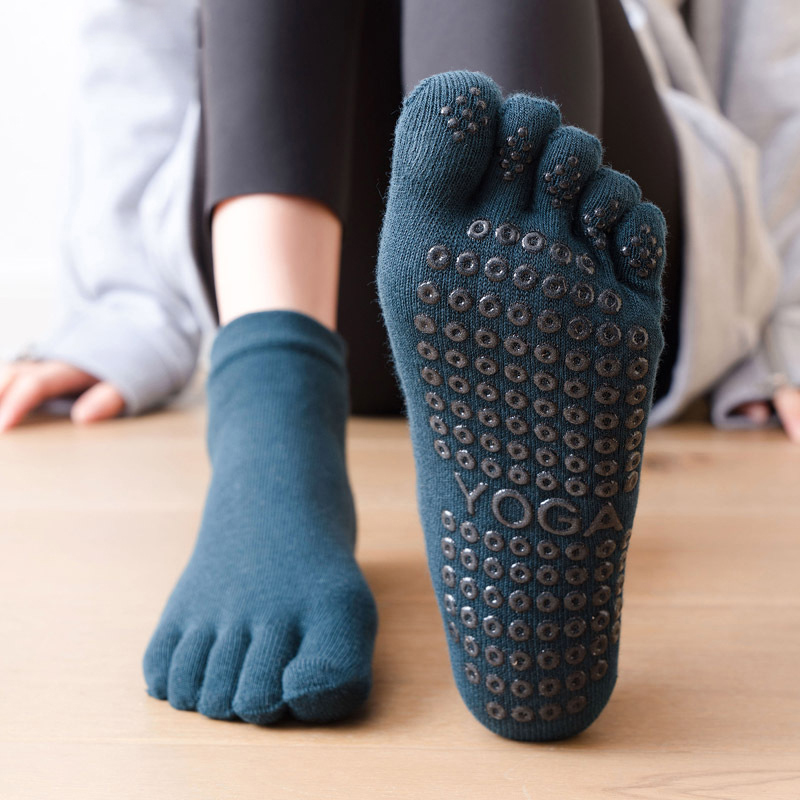Yoga Dance & Fitness Center Llc - Anti-Slip Women Pilates Socks Five Toe
