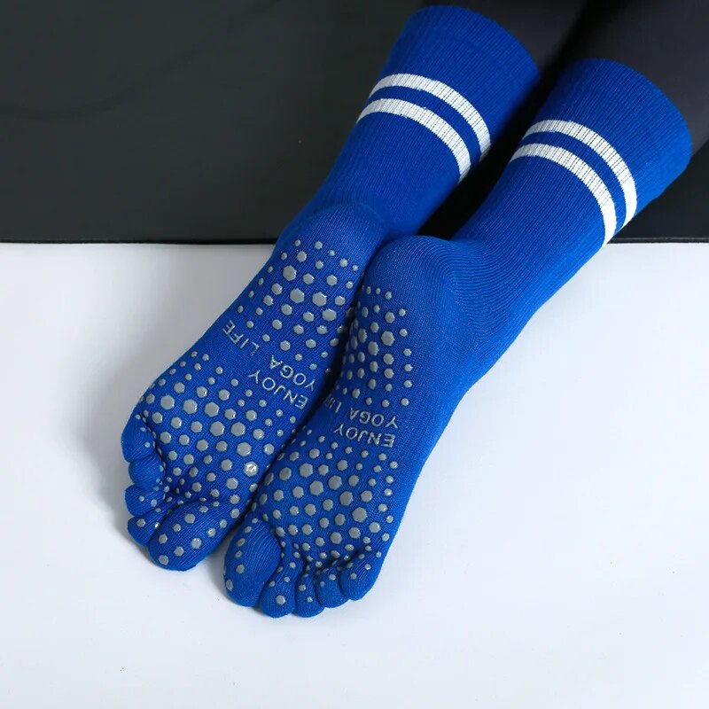 Yoga Dance & Fitness Center Llc - Women Breathable Yoga Socks Mid-tube Non-slip