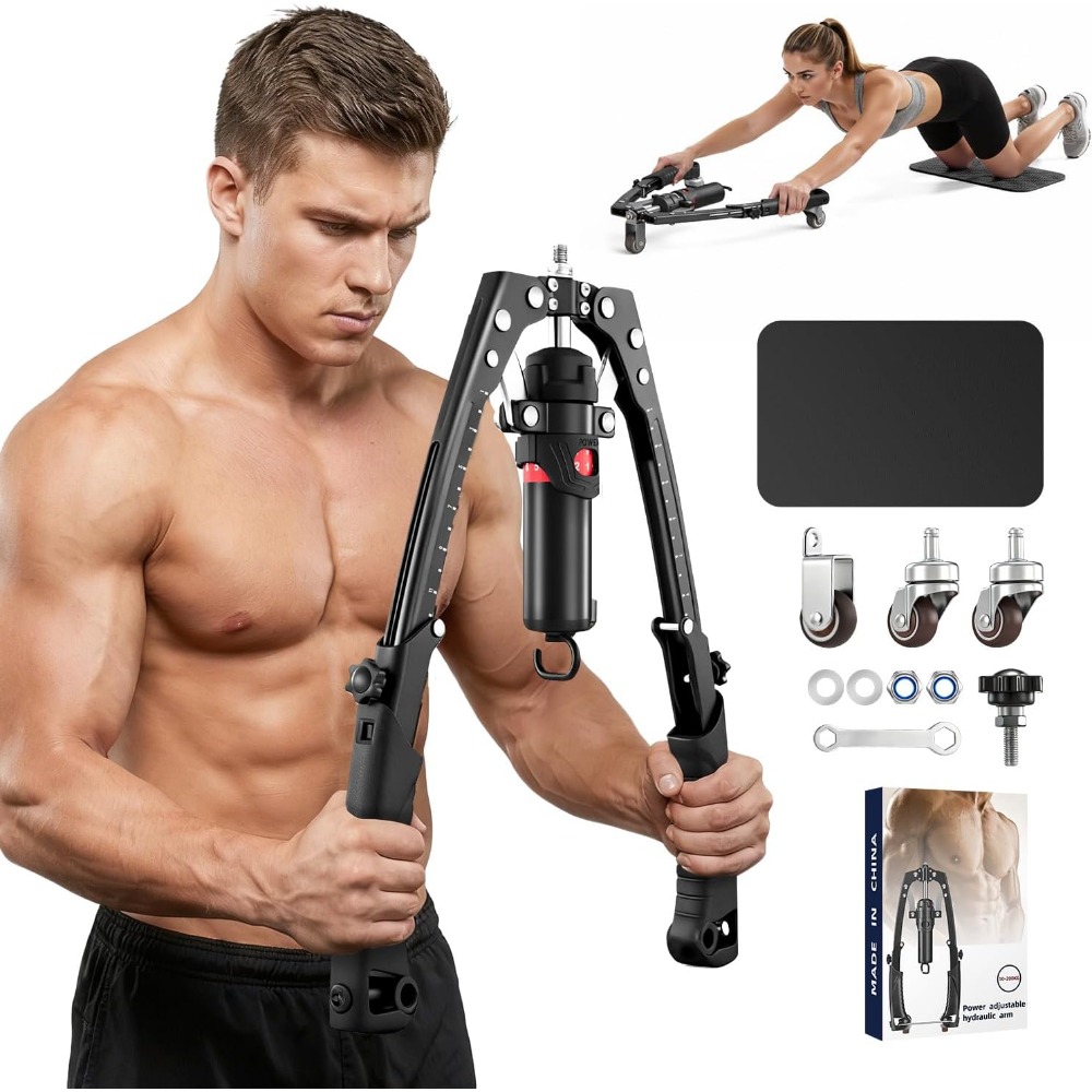 Ab Wheel Roller - 3-in-1 Hydraulic Arm Trainer with Ab