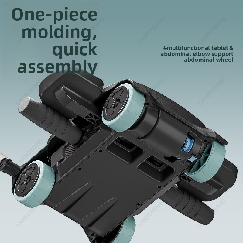 New 4 Wheels Auto Rebound Ab R - огляд і ціна Ab Wheel Roller