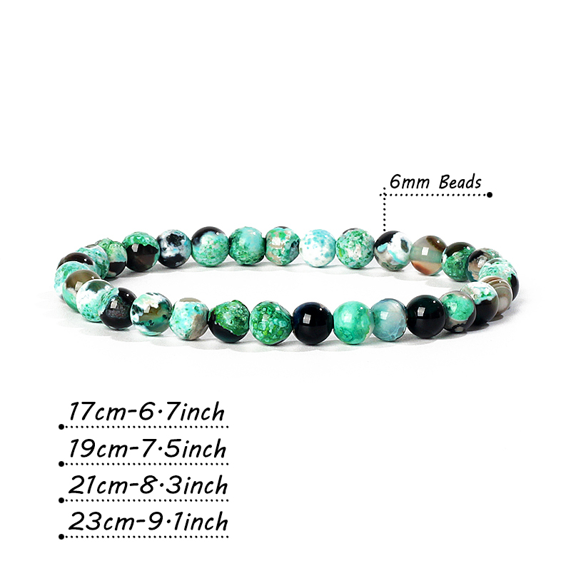 Natural Stone Agates Bracelet  - огляд і ціна Yoga Fitness Gifts