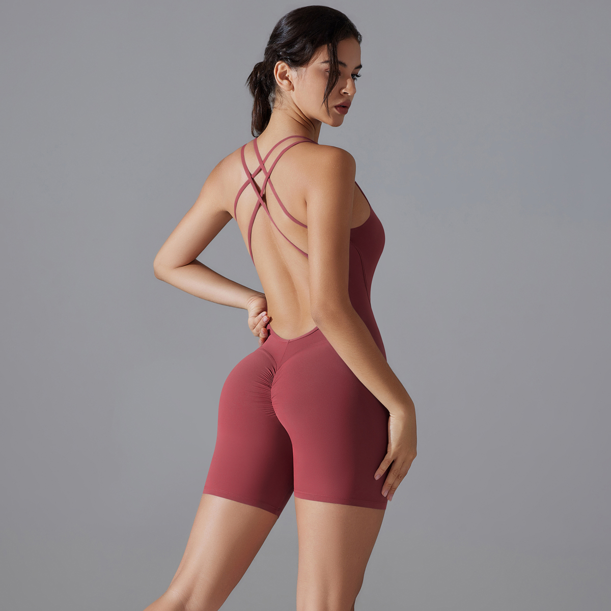 Yoga Set Sexy Backless Sporty  - огляд і ціна Yoga Fitness Jumpsuit