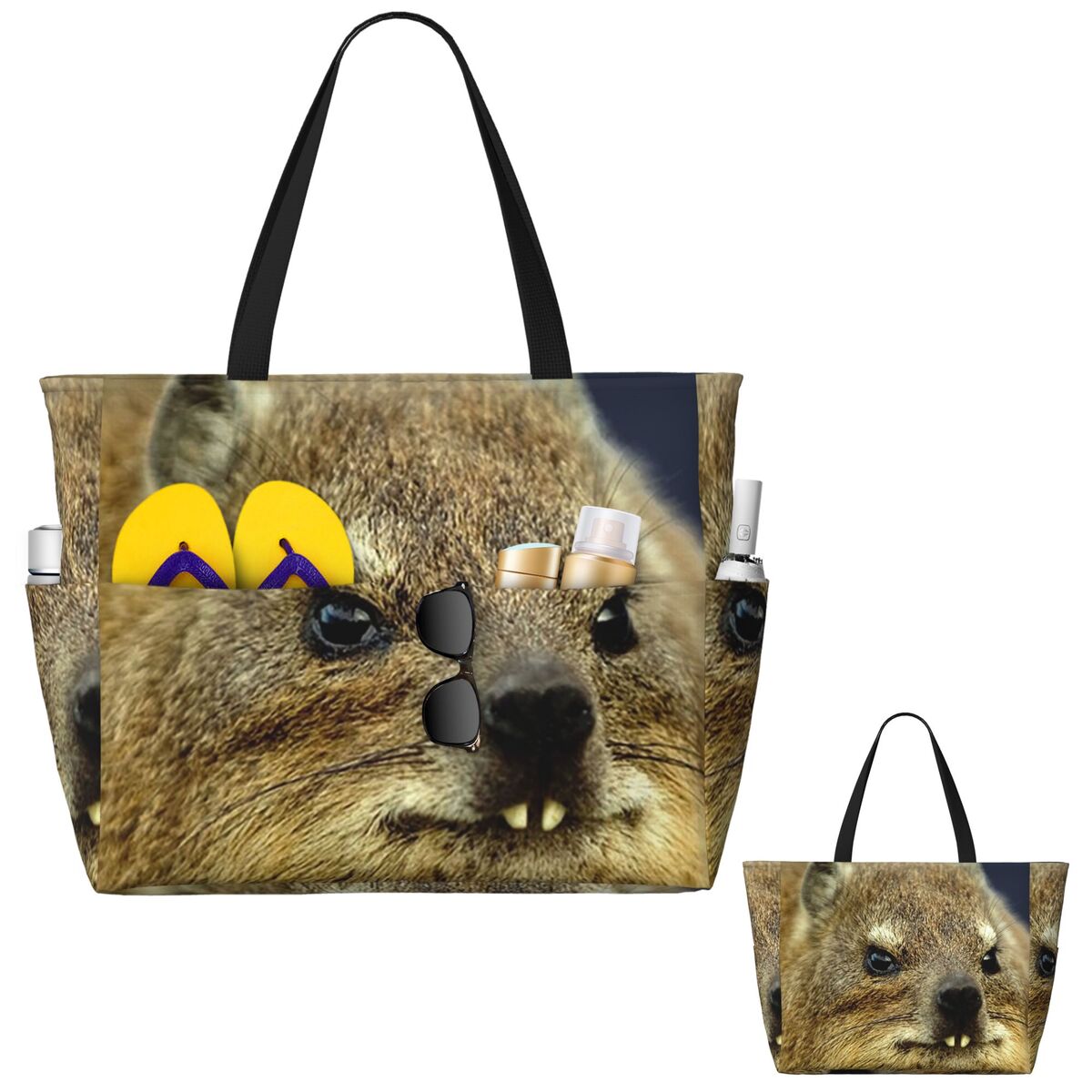 Rock Hyrax Photo Beach Tote Ba - огляд і ціна Yoga Fitness Gym Photos