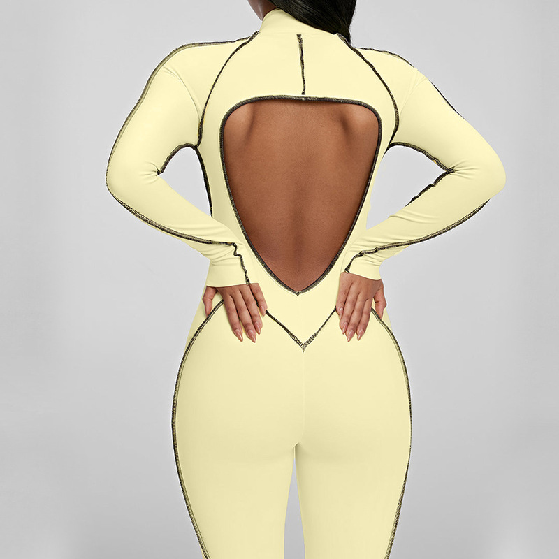 Sanding Yoga Jumpsuit Hollow-O - огляд і ціна Yoga Fitness Jumpsuit