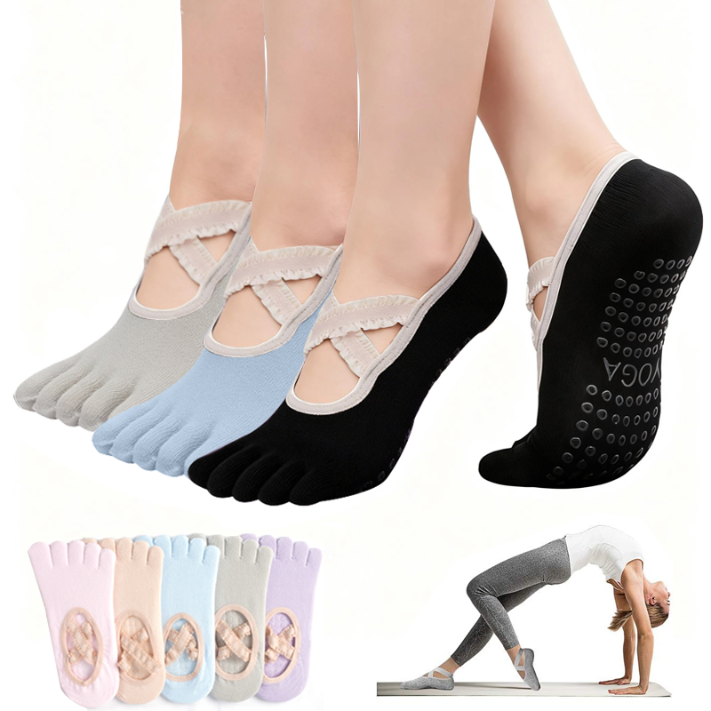 Ladies Non-Slip Pilates Socks  - огляд і ціна Yoga Dance & Fitness Center Llc