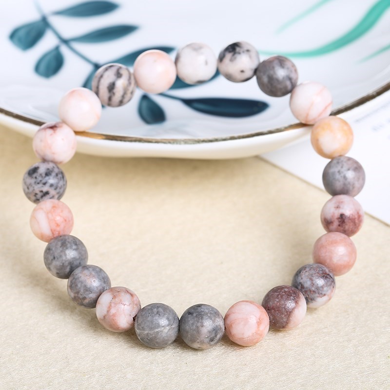 JD Natural Pink Zebra Jaspers  - огляд і ціна Yoga Fitness Gifts