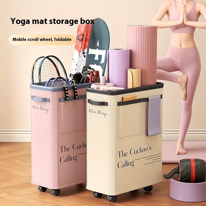 Yoga Mat Storage Basket with W - огляд і ціна Yoga Of Fitness Mat