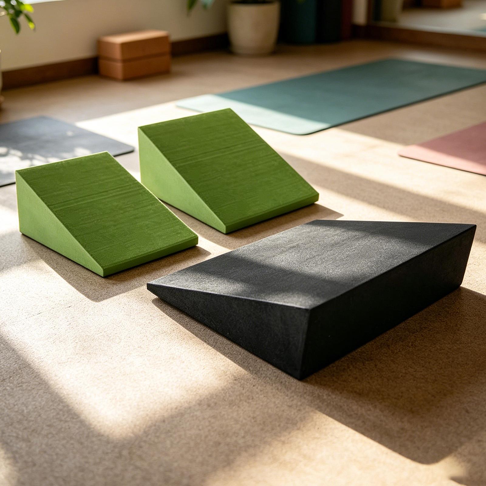 3Pcs Yoga Wedge Blocks EVA Foa - огляд і ціна Yoga Fitness Board