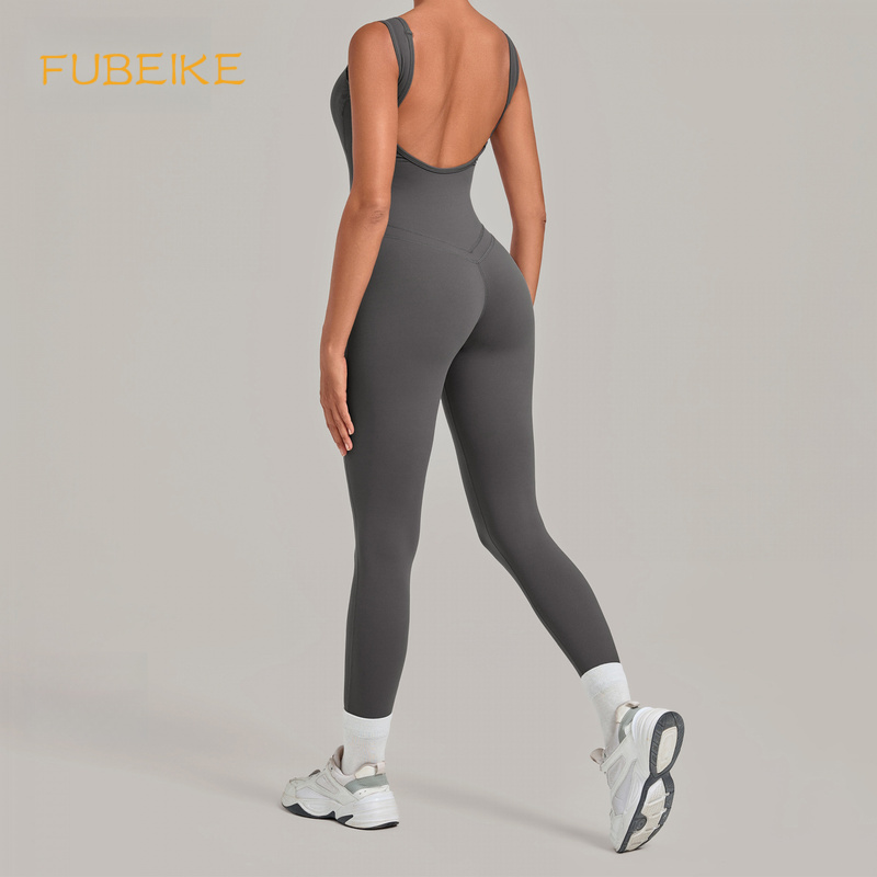 Yoga Jumpsuit With Deep Backle - огляд і ціна Yoga Fitness Jumpsuit
