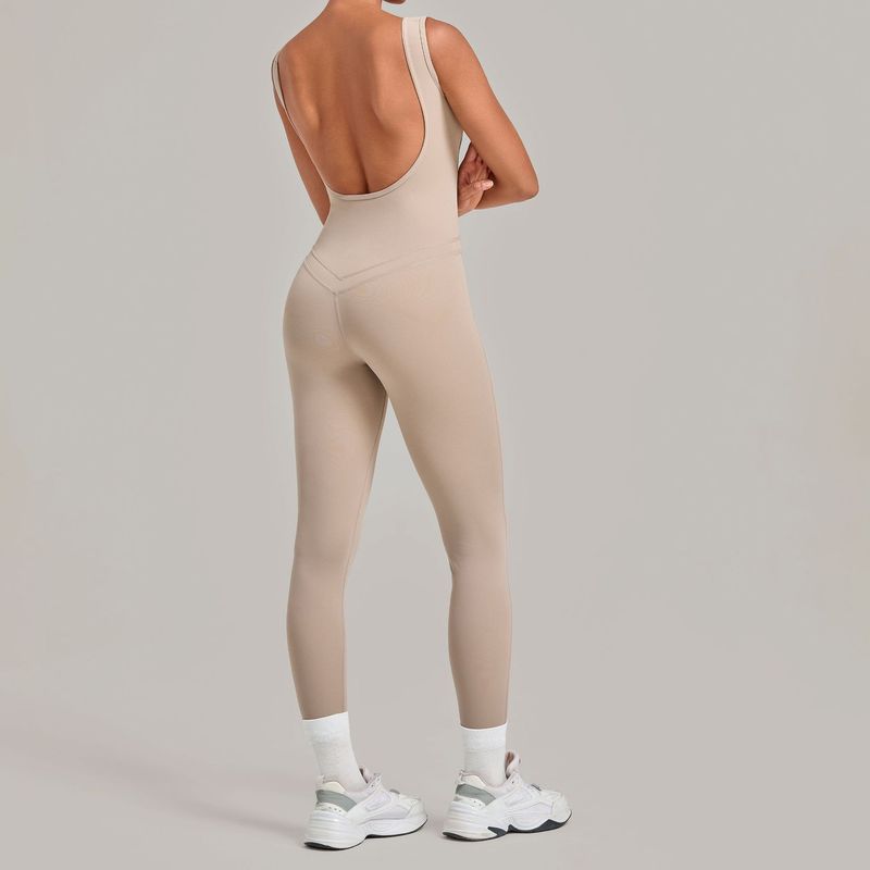 Yoga Jumpsuit With Deep Backle - огляд і ціна Yoga Fitness Jumpsuit