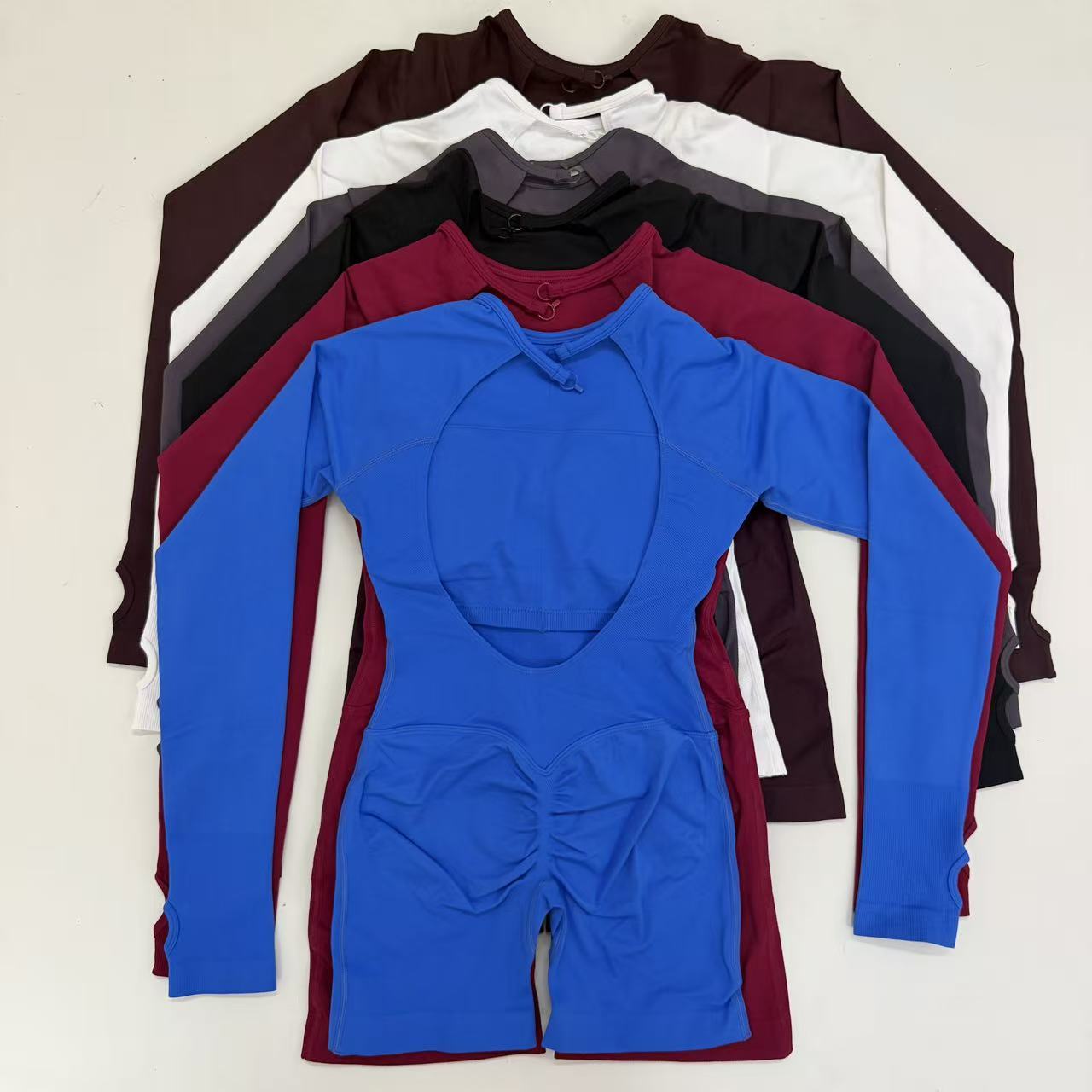 Du Jia Long Sleeve One Piece G - огляд і ціна Yoga Fitness Jumpsuit