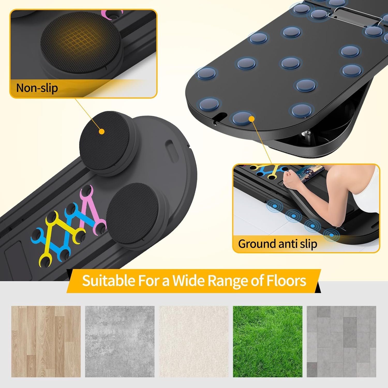 Wellshow Sport 6 in 1 Push up  - огляд і ціна Ab Wheel Roller